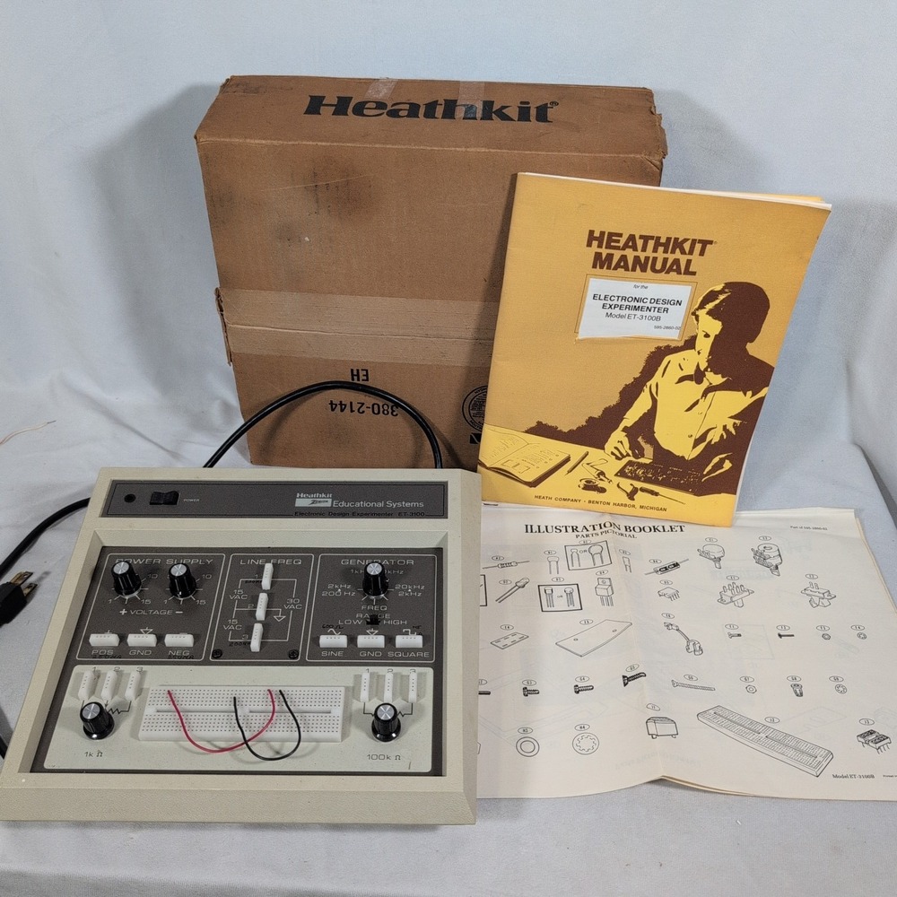 Heathkit Zenith -Educational Electronic Design Experimenter ET-3100 w/Manual